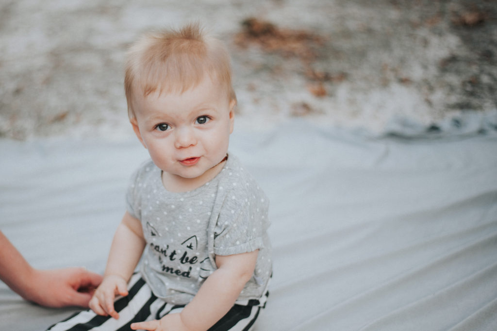 life lessons - baby girl making face