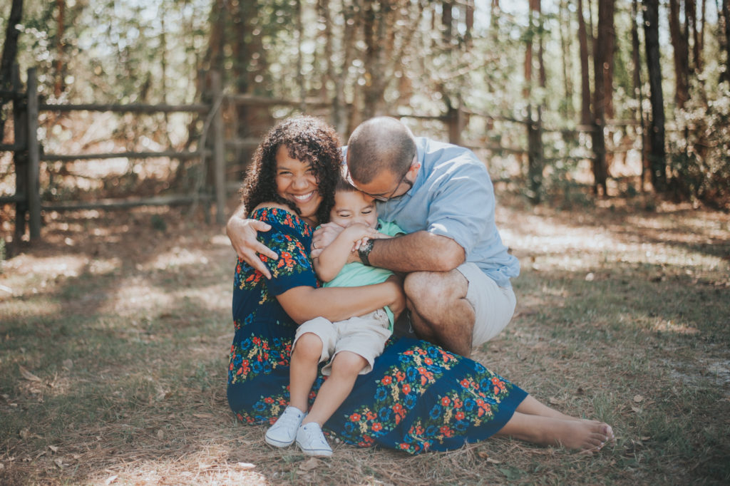 Family during mini sessions