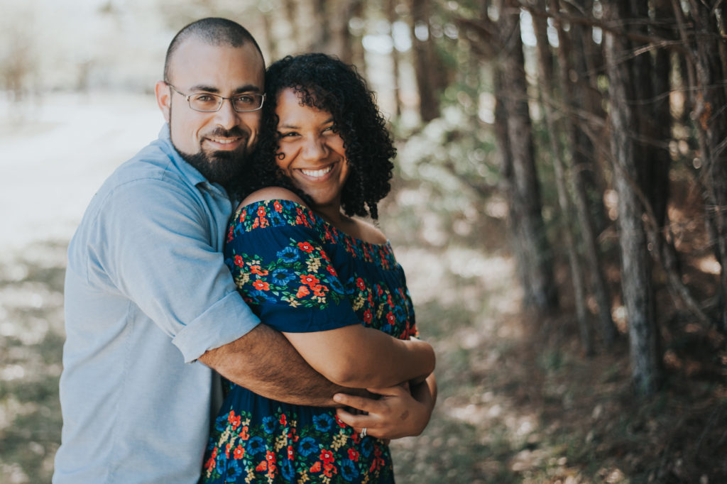 Smiling couple