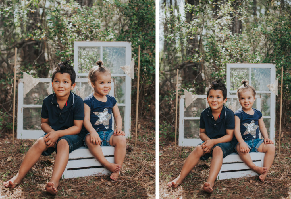 siblings easter photos