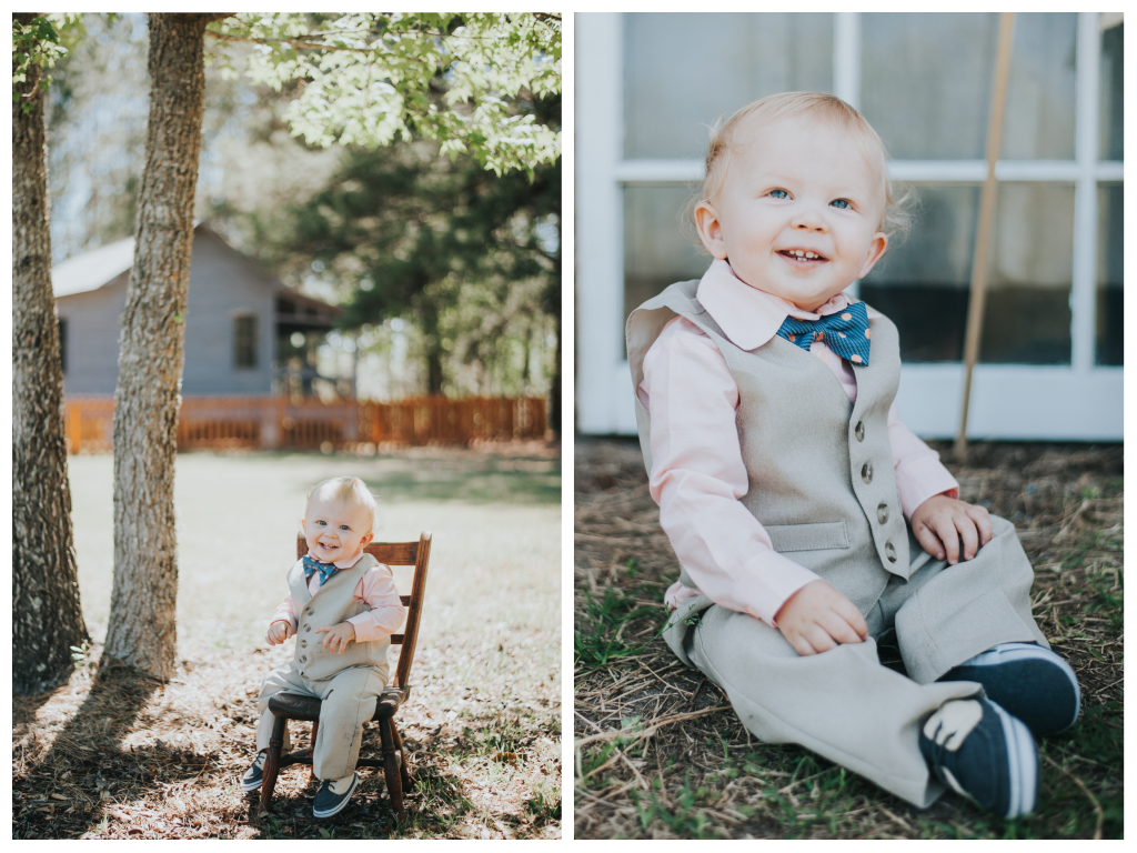 Boy on chair at mini sessions