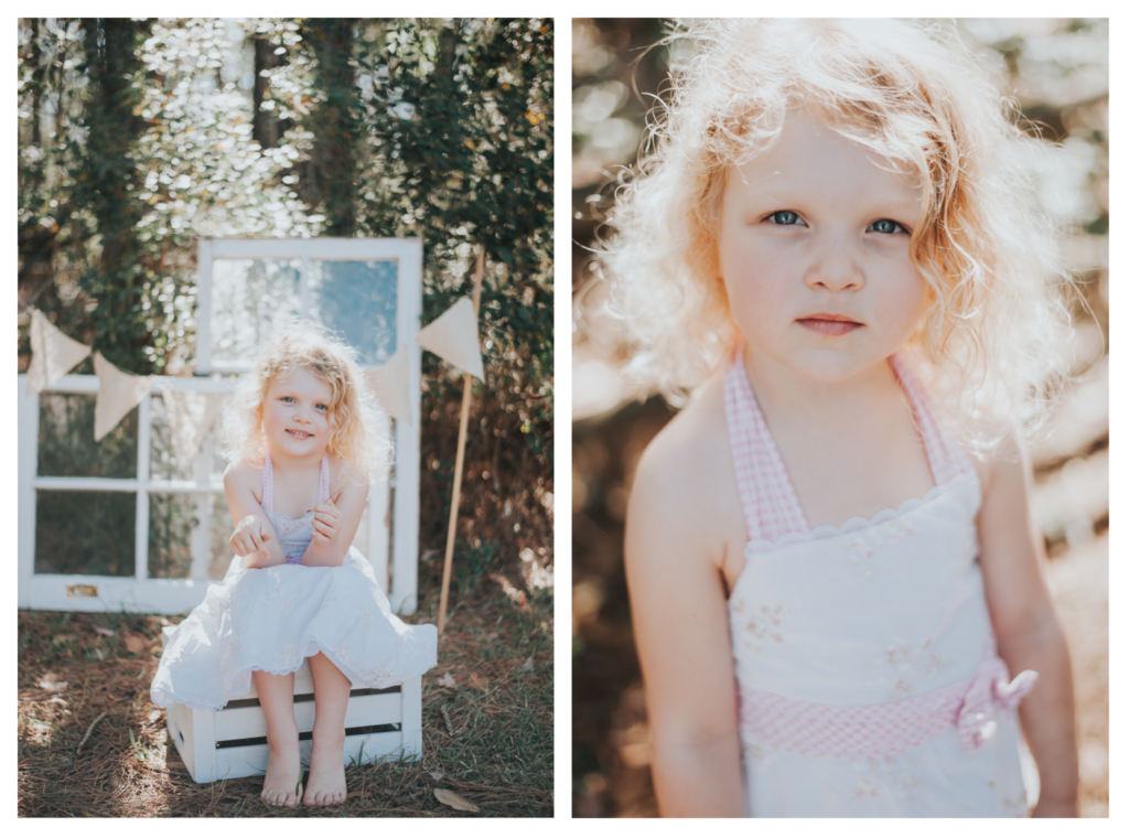 Girl easter photo